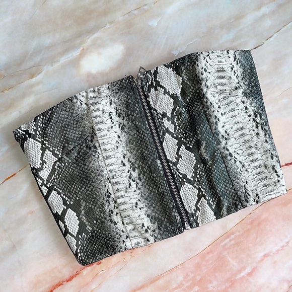 I.AM.GIA | Kelsey bandeau in grey snakeskin - Picture 2 of 9